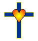 cross with heart